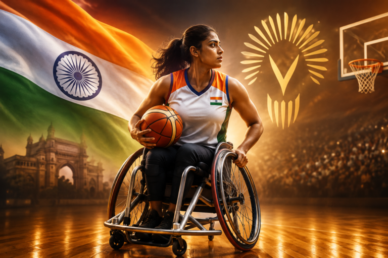 India Creates History with First Ever Commonwealth Games Women’s Wheelchair Basketball Debut