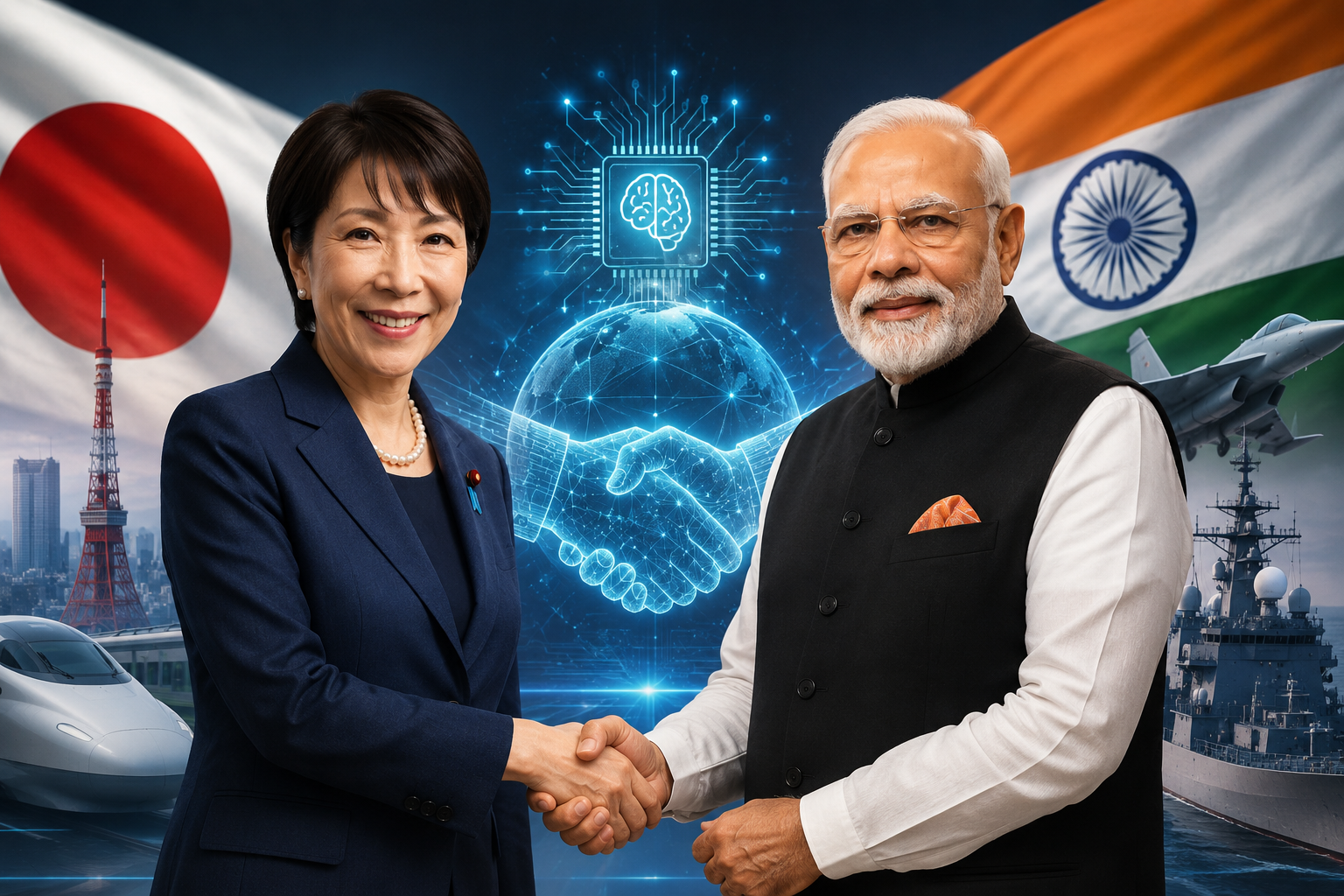 Sanae Takaichi and Narendra Modi Announce New India Japan AI and Defence Agreements