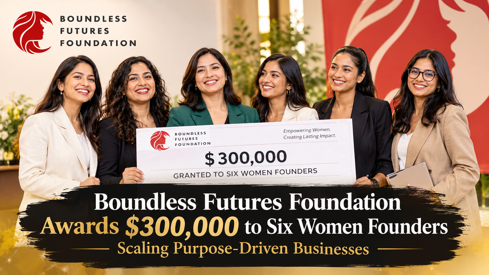 Boundless Futures Foundation Awards $300,000 to Six Women Founders Scaling Purpose-Driven Businesses
